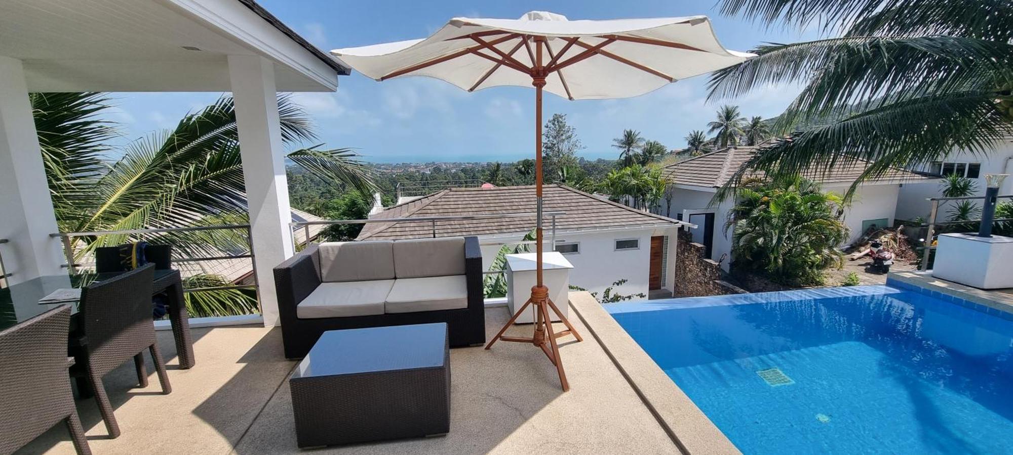 Villa Paradise, Pool And Sea View Chaweng  Bagian luar foto