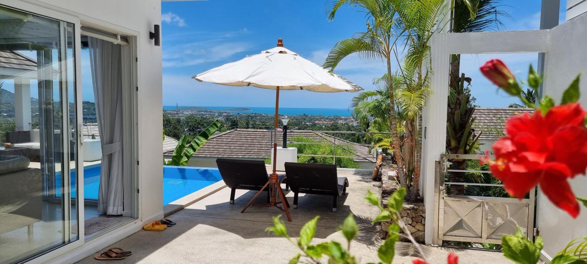 Villa Paradise, Pool And Sea View Chaweng  Bagian luar foto