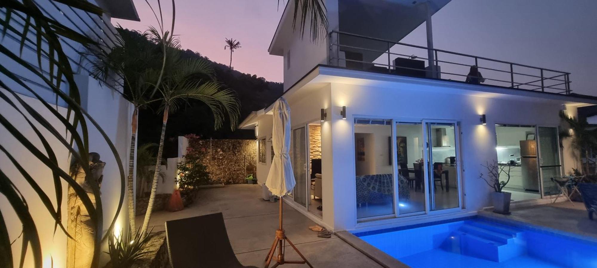 Villa Paradise, Pool And Sea View Chaweng  Bagian luar foto
