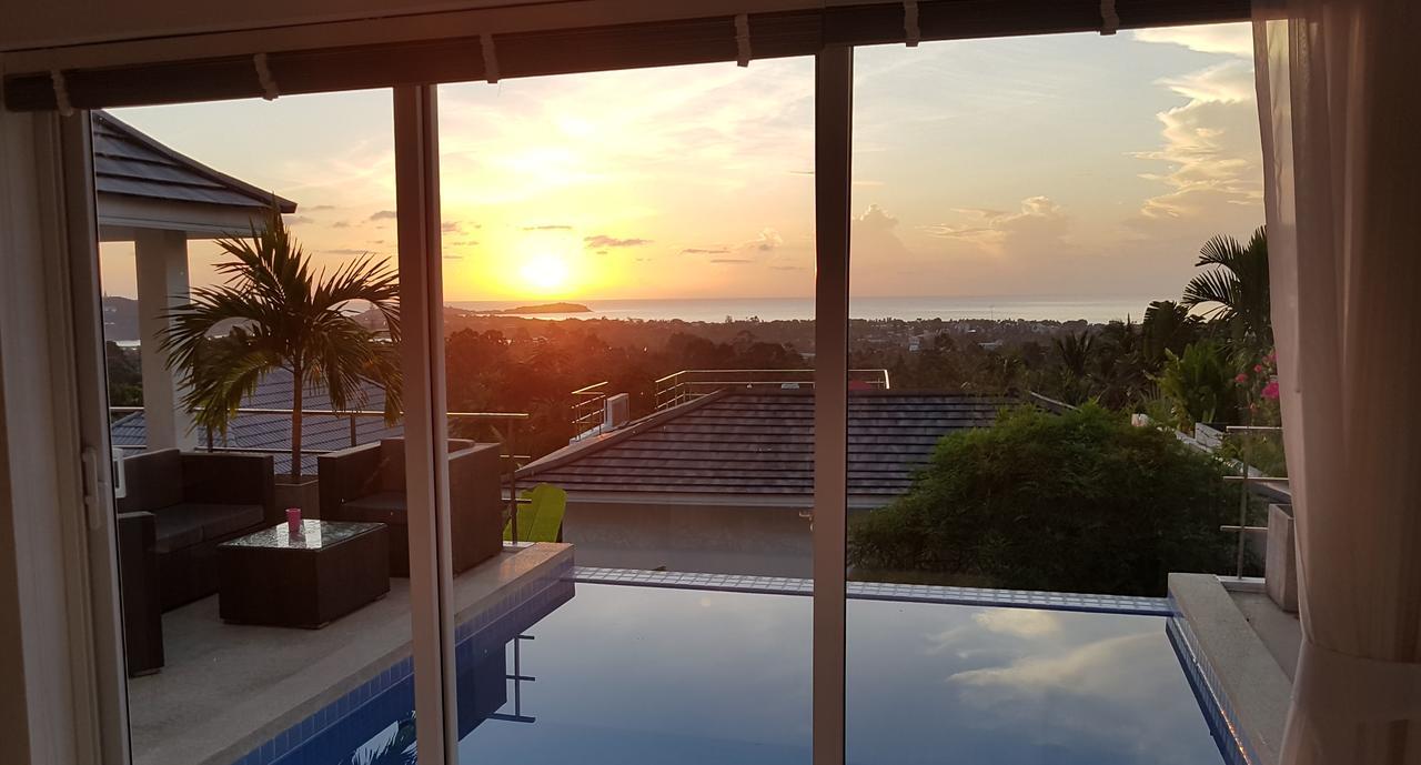 Villa Paradise, Pool And Sea View Chaweng  Bagian luar foto